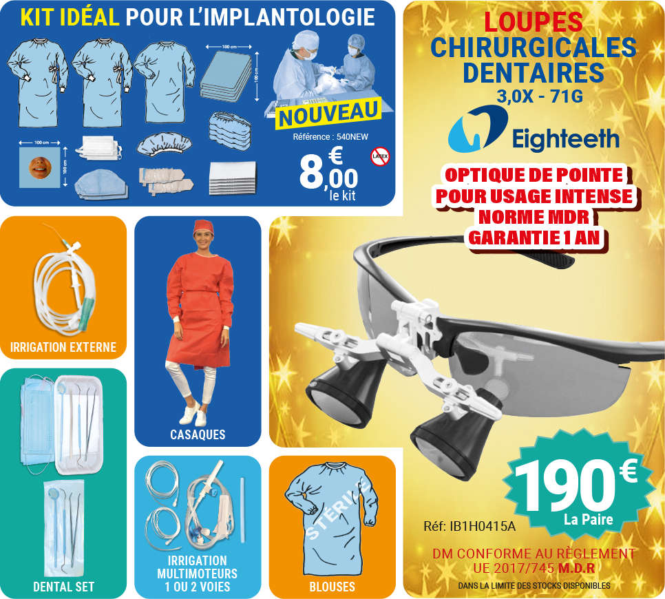 Hygiene Express - Kits stériles pour l'implantologie dentaire
